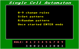 Single Cell Automaton